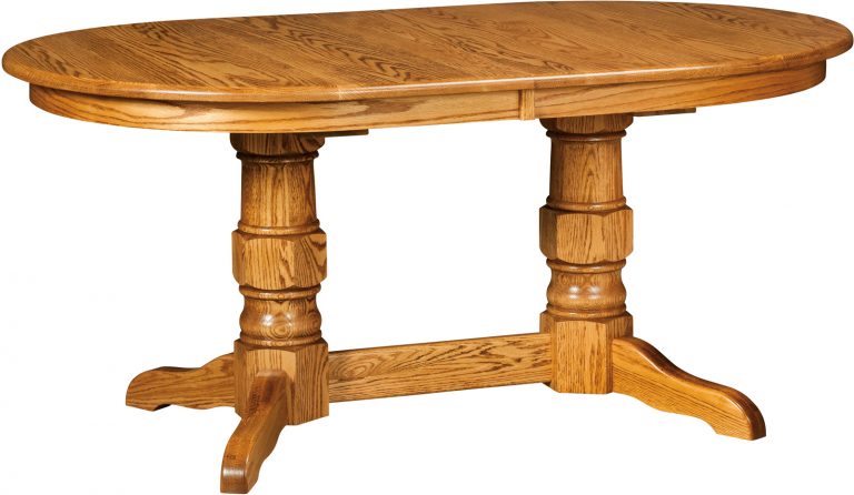 Amish Preston Double Pedestal Dining Table