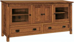 Rio Mission Four Door TV Cabinet