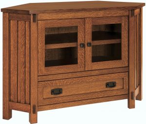 Rio Mission Small Corner TV Cabinet