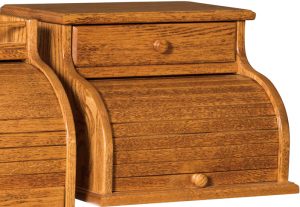 Rolltop Bread Box with Drawer