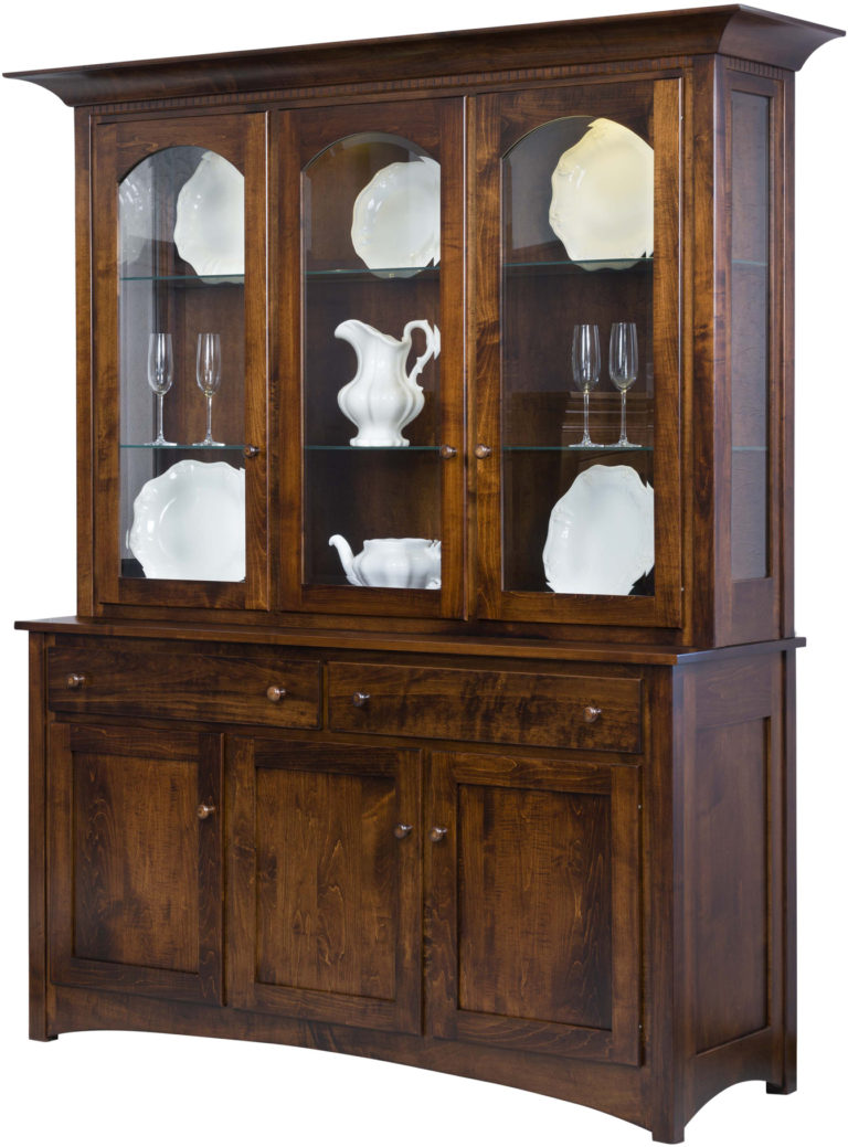 Amish Roya Mission 3 Door Hutch