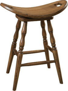 Saddle Swivel Bar Stool