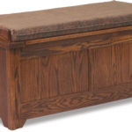 Shaker Chair Wood Rail Bench