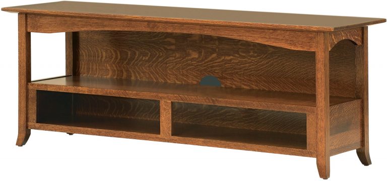 Amish Shaker Hill Large Open TV Stand