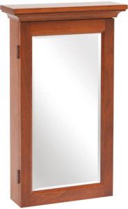 Shaker Mirrored Jewelry Armoire