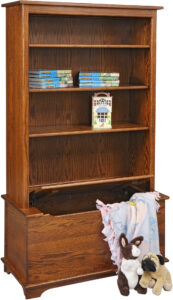 Shaker Toy Box with Bookcase