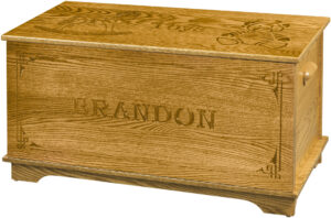 Shaker Toy Box-Name Engraving