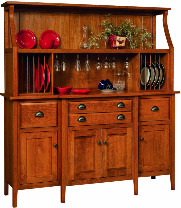 Amish Stowell Open Hutch