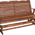 Cedar Straightback Loveseat Glider