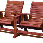 Cedar Straightback Settee