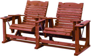 Cedar Straightback Settee