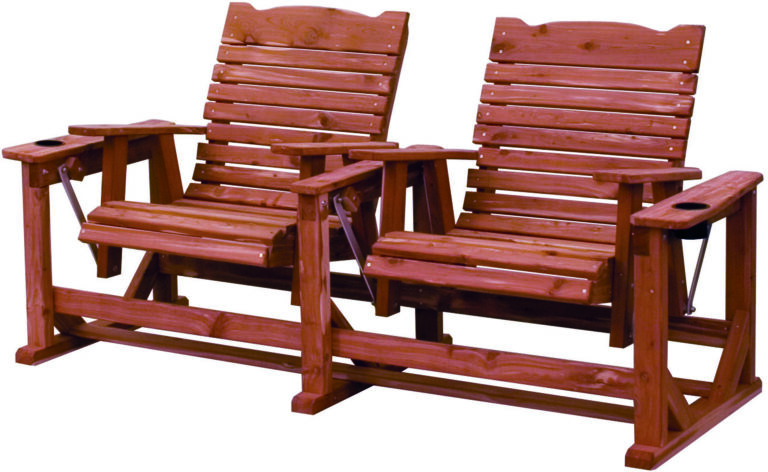 Cedar Straightback Settee