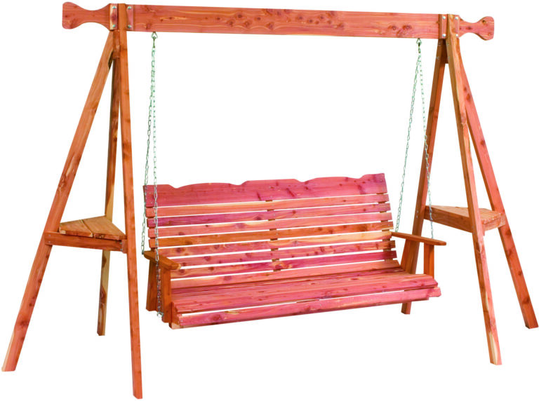 Cedar Straightback Tripod Swing