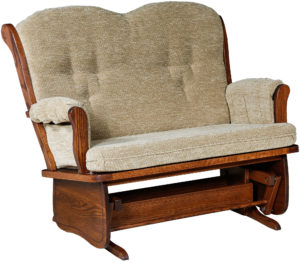 Swanback Loveseat Glider