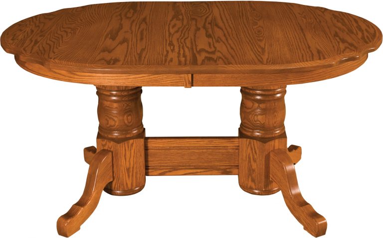 Amish Traditional Scalloped Dining Table