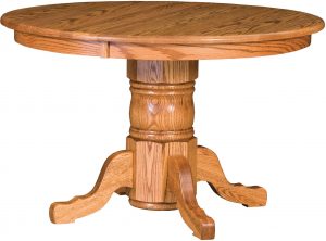 Traditional Single Pedestal Table