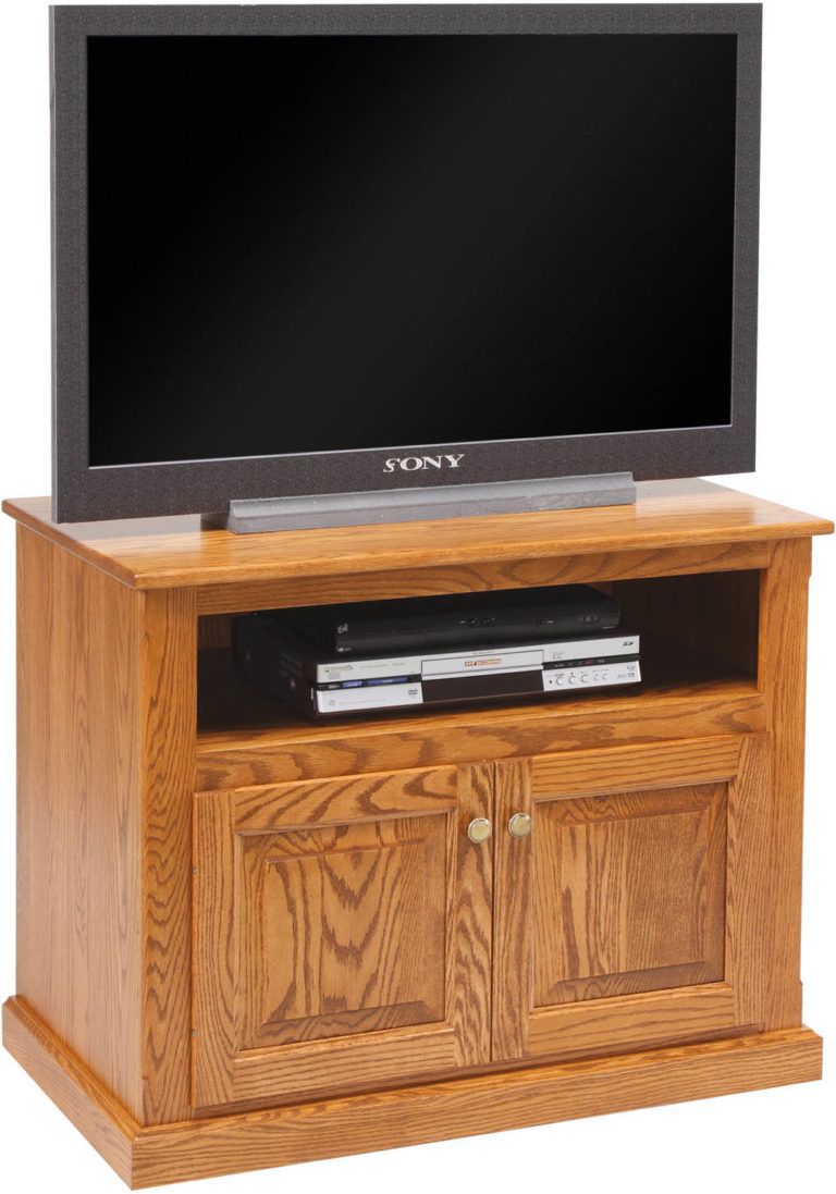 Amish Traditional T.V. Stand with Doors