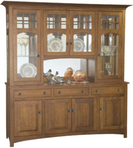 Tribecca Eight-Door Hutch