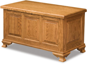 Triple Raised Panel Cedar Chest