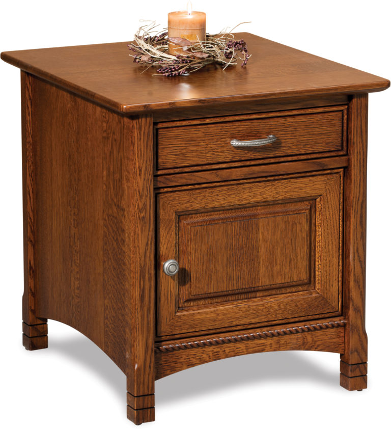 Amish West Lake Enclosed End Table