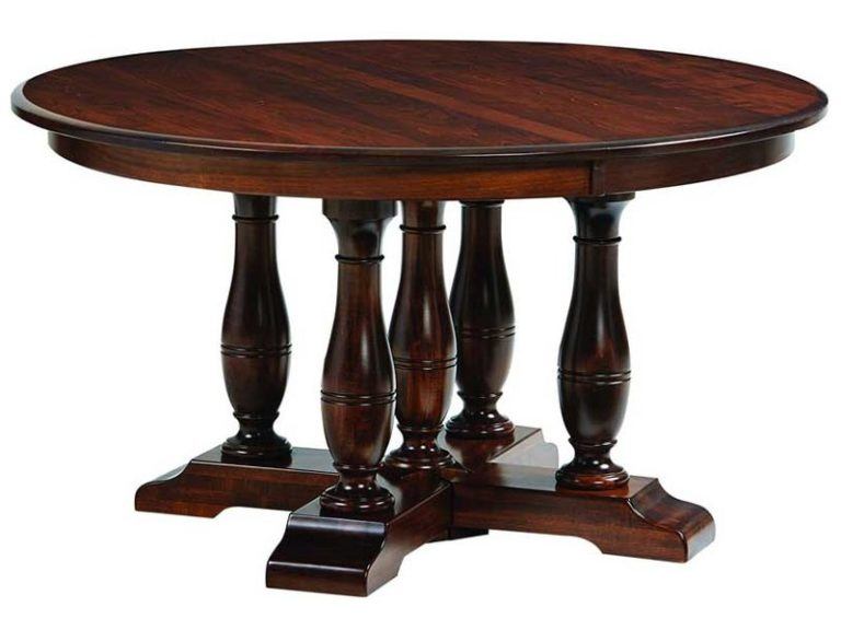Amish Westfield Round Dining Table