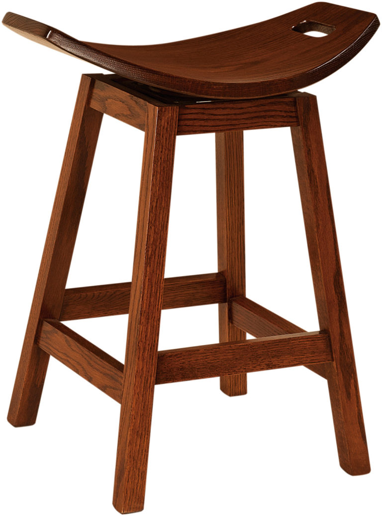 Amish Wilford Swivel Bar Stool