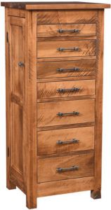 Alpine Rough Sawn Jewelry Armoire