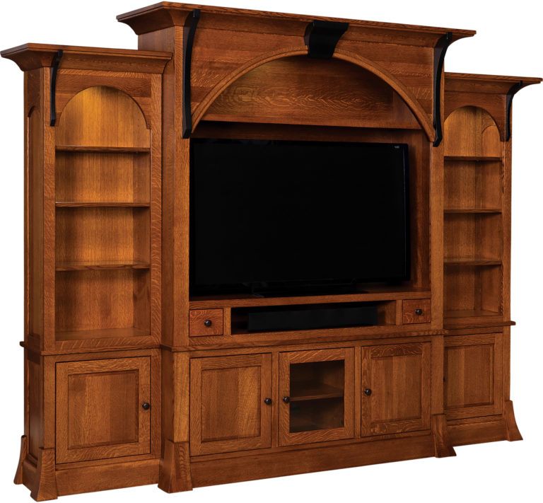 Amish Breckenridge TV Wall Unit