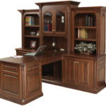 Lexington Partner's Desk with Hutch
