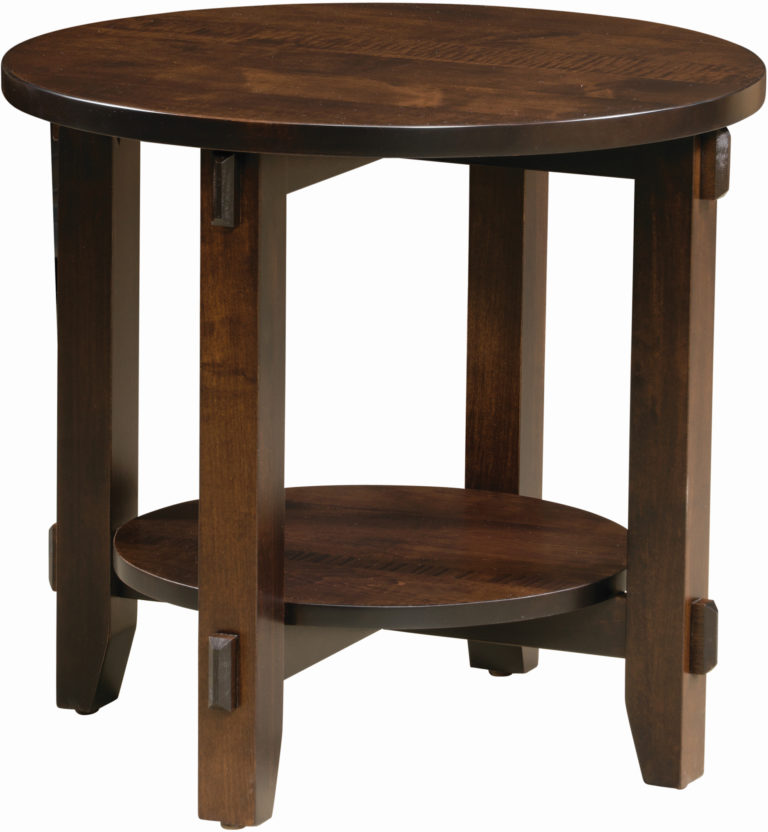 Round Bungalow End Table
