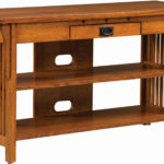 Straight Royal Mission Open TV Stand