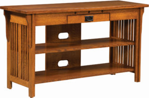 Straight Royal Mission Open TV Stand