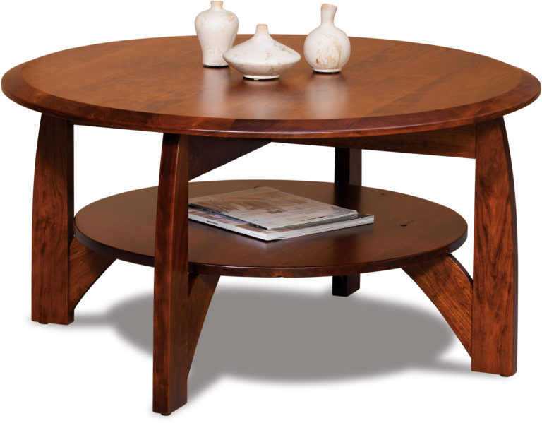 Amish Boulder Creek Round Coffee Table