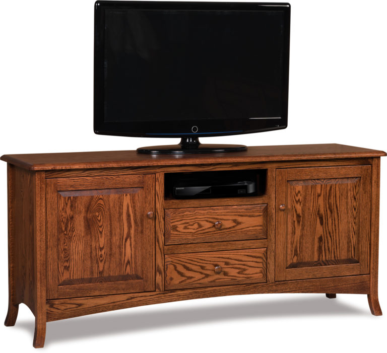 Amish Carlisle Two Drawer Media Stand