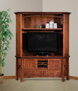 Artesa Two-Piece Corner Entertainment Center