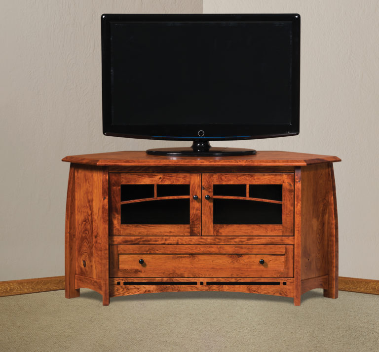 Amish Boulder Creek Corner TV Stand