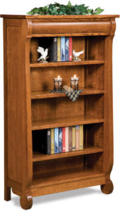 Old Classic Sleigh Bookcase