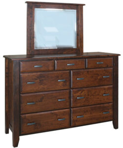 Ashton Nine Drawer Wide Mule Dresser