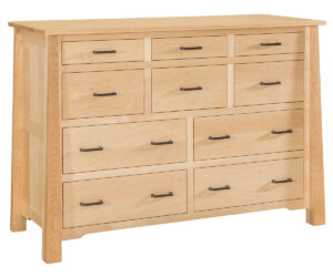 Cambridge Ten-Drawer Mule Dresser