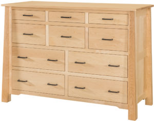 Cambridge Ten-Drawer Mule Dresser