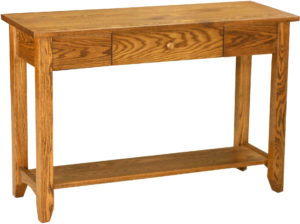 Shaker Open Oak Sofa Table