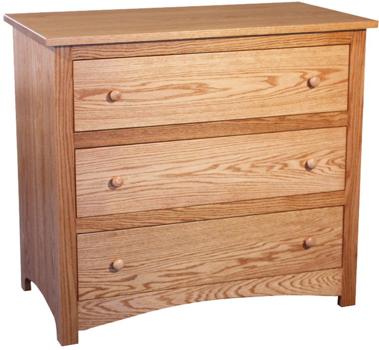 Amish Oak Shaker Television Night Chest