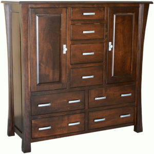 Vandalia Eight-Drawer His and Her Chest