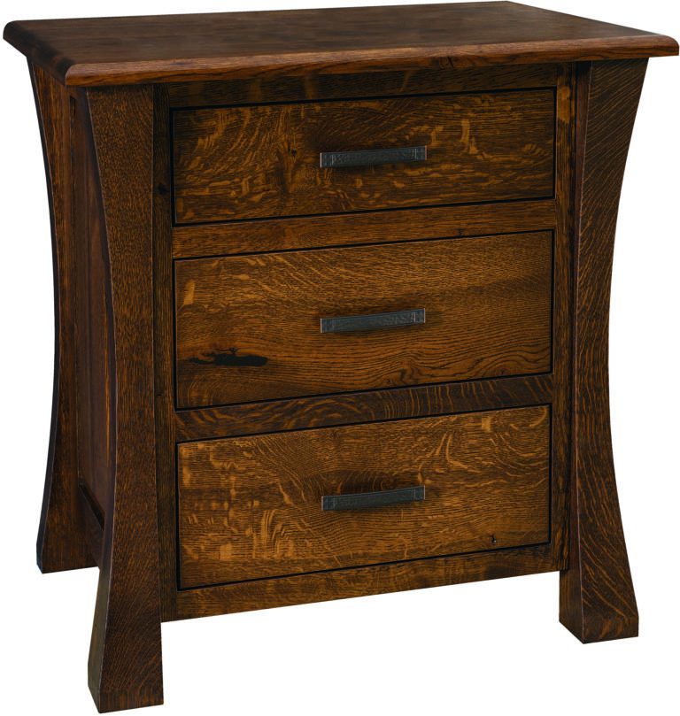 Amish Vandalia Wide Nightstand