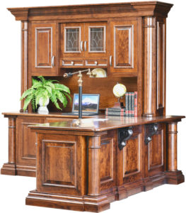 Paris L-Shaped Desk and Hutch