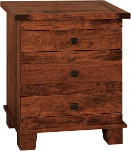 Larado Three Drawer Nightstand