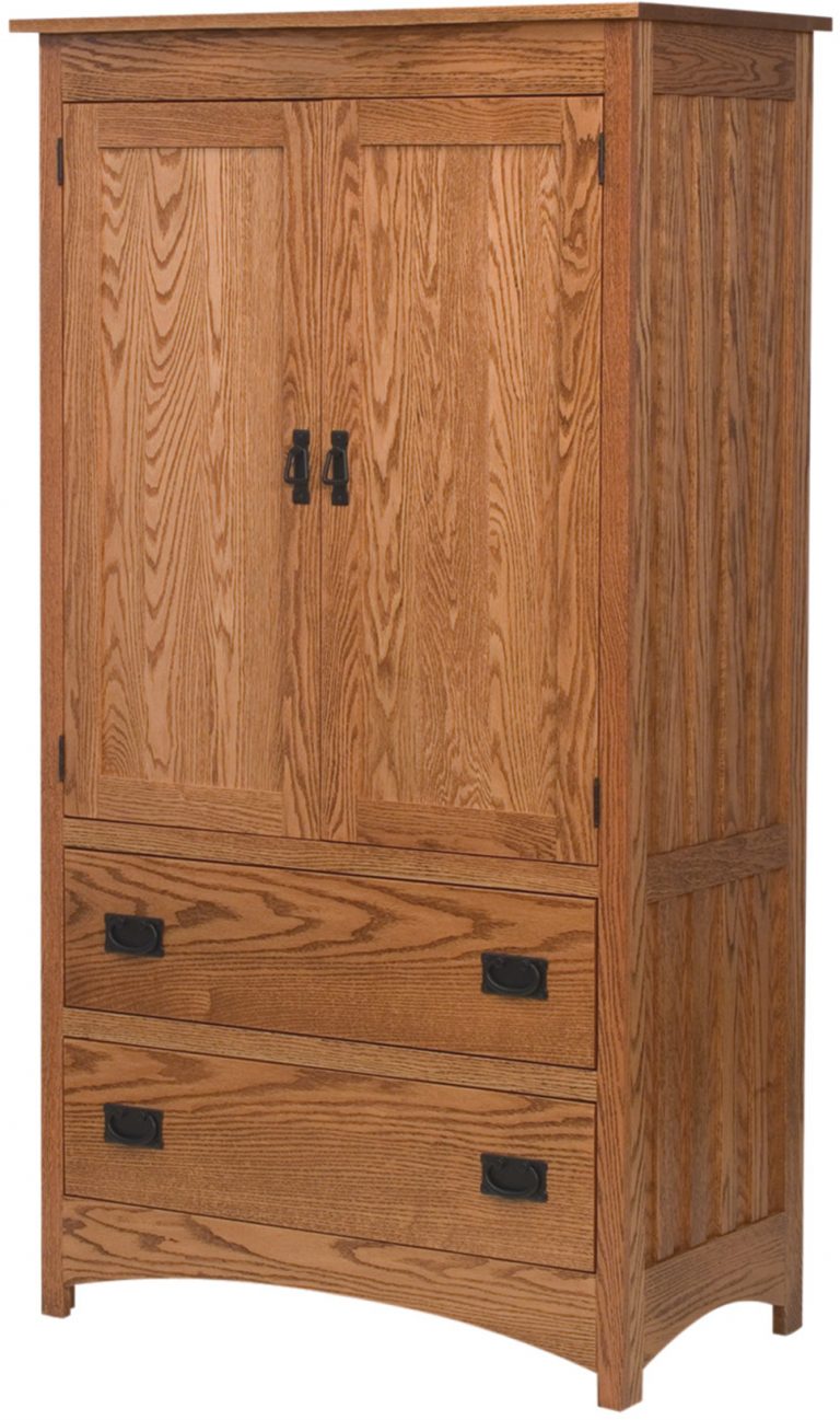 Amish Schwartz Mission One Piece Armoire