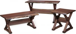 Remington Live Edge Occasional Table Set