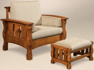 Balboa Chair and Footstool