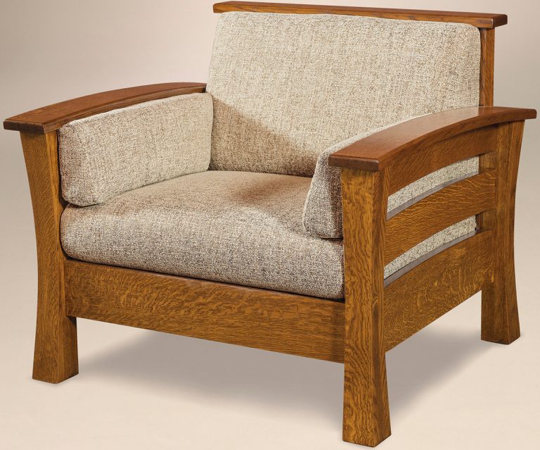 Amish Barrington Solid Back Chair